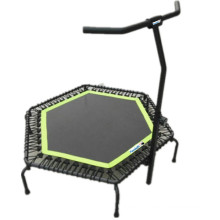 Jumping Gym Club Hexagon Trampoline Equipment with Handle